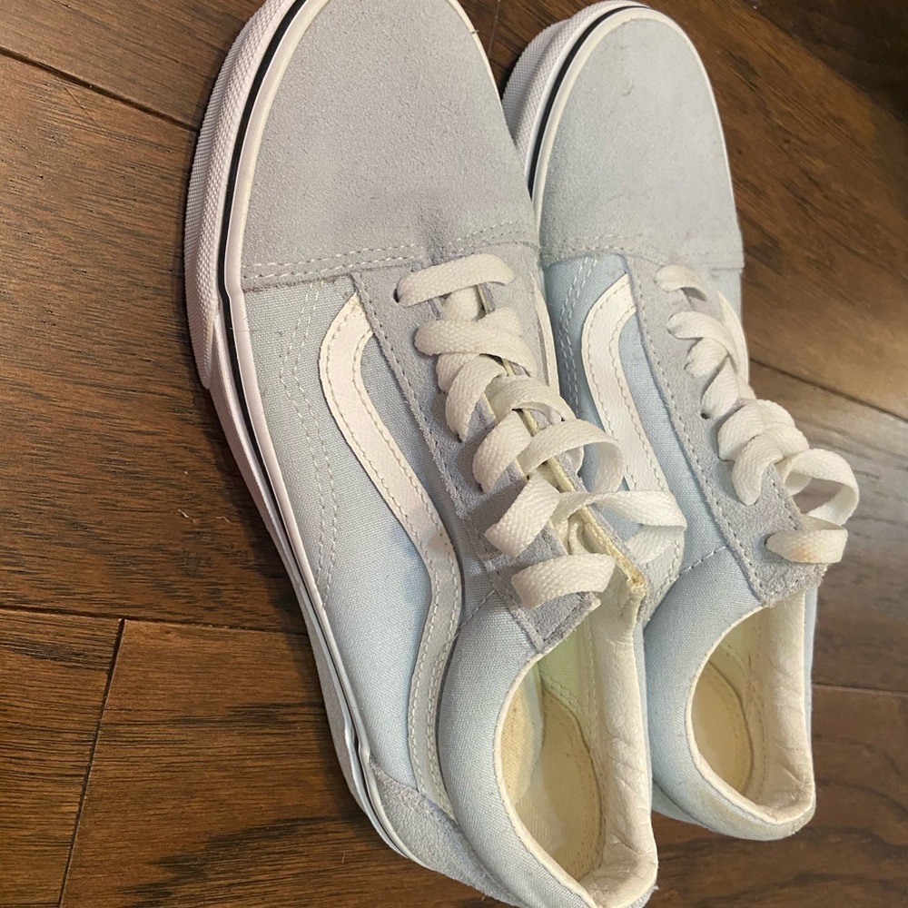 Vans Old Skool Baby Blue True White